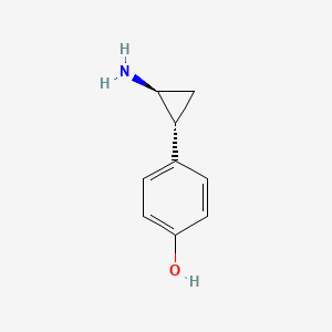 4-[(1R,2S)-rel-2-aminocyclopropyl]phenol - 