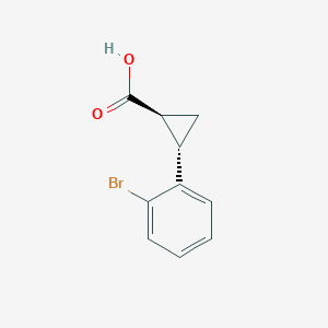 (1S,2S)-2-(2-bromophenyl)cyclopropane-1-carboxylic Acid - 