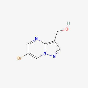 (6-Bromopyrazolo[1,5-a]pyrimidin-3-yl)methanol - 