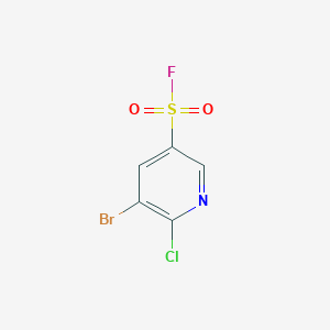 5-Bromo-6-chloropyridine-3-sulfonyl fluoride - 