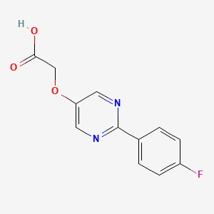 [2-(4-Fluoro-phenyl)-pyrimidin-5-yloxy]-acetic acid - 
