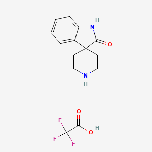 1,2-Dihydrospiro[indole-3,4'-piperidine]-2-one; trifluoroacetic acid - 1956371-16-6