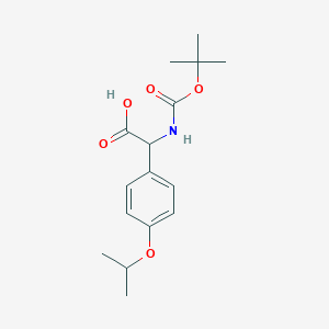 (R)-2-(Boc-amino)-2-(4-isopropoxyphenyl)acetic acid - 