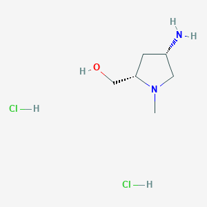 [(2S,4S)-4-Amino-1-methyl-2-pyrrolidinyl]methanol dihydrochloride - 