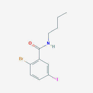 2-Bromo-N-butyl-5-iodobenzamide - 
