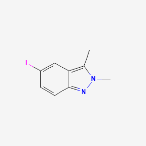 5-Iodo-2,3-dimethyl-2H-indazole - 