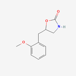 5-((2-Methoxyphenyl)methyl)-2-oxazolidinone - 62826-01-1