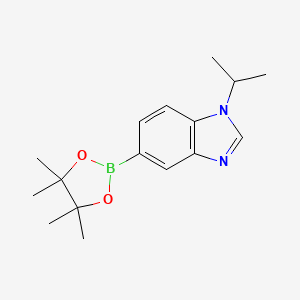 1-isopropyl-5-(4,4,5,5-tetramethyl-1,3,2-dioxaborolan-2-yl)-1H-benzo[d]imidazole - 