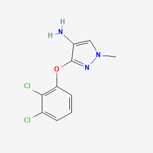 3-(2,3-Dichlorophenoxy)-1-methyl-1H-pyrazol-4-amine - 