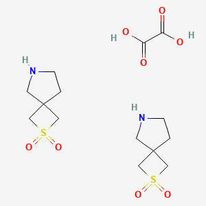 2-Thia-6-azaspiro[3.4]octane 2,2-dioxide hemioxalate - 
