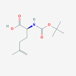 (S)-2-((tert-Butoxycarbonyl)amino)-5-methylhex-5-enoic acid - 
