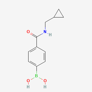 (4-((Cyclopropylmethyl)carbamoyl)phenyl)boronic acid - 