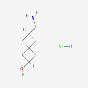 6-(Aminomethyl)spiro[3.3]heptan-2-ol hydrochloride - 