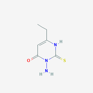 3-Amino-6-ethyl-2-thioxo-2,3-dihydro-1H-pyrimidin-4-one - 1206969-66-5