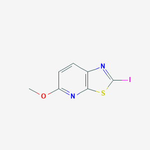 2-Iodo-5-methoxy-thiazolo[5,4-b]pyridine - 