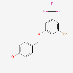 1-Bromo-3-[(4-methoxyphenyl)methoxy]-5-(trifluoromethyl)benzene - 