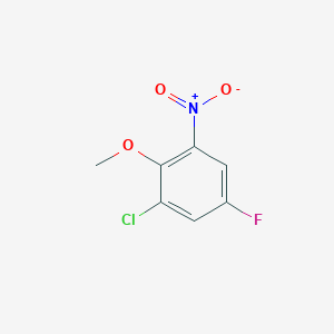 1-Chloro-5-fluoro-2-methoxy-3-nitrobenzene - 