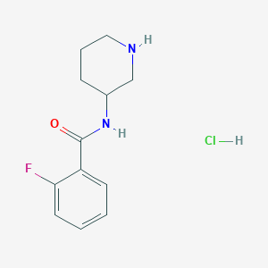 (R)-2-Fluoro-N-(piperidin-3-yl)benzamide hydrochloride - 