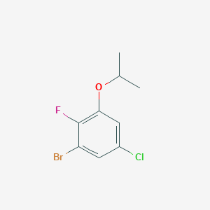 1-Bromo-5-chloro-2-fluoro-3-(propan-2-yloxy)benzene - 