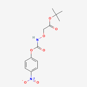 tert-Butyl 2-((4-nitrophenoxy)carbonylaminooxy)acetate - 