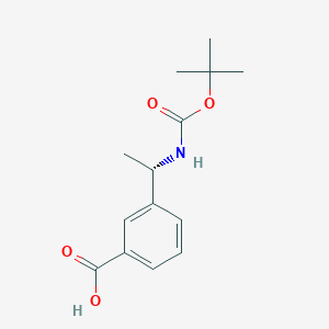 (S)-3-(1-Tert-butoxycarbonylamino-ethyl)-benzoic acid - 