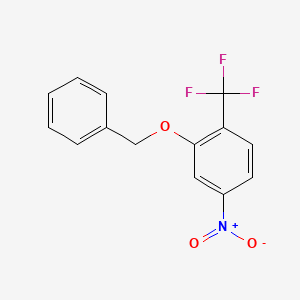 2-(Benzyloxy)-4-nitro-1-(trifluoromethyl)benzene - 
