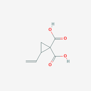 2-Ethenylcyclopropane-1,1-dicarboxylic acid - 57742-48-0