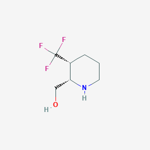 cis-(3-(Trifluoromethyl)piperidin-2-YL)methanol - 