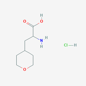 2-Amino-3-(tetrahydro-2H-pyran-4-yl)propanoic acid hydrochloride - 