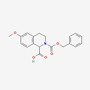2-Cbz-6-methoxy-3,4-dihydro-1H-isoquinoline-1-carboxylic acid - 