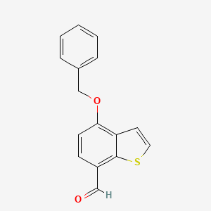 4-(Benzyloxy)benzo[b]thiophene-7-carbaldehyde - 213455-35-7