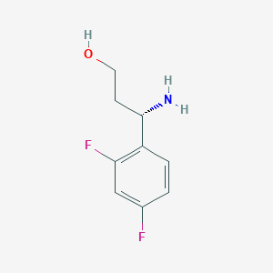 (3S)-3-Amino-3-(2,4-difluorophenyl)propan-1-ol - 