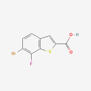 6-Bromo-7-fluoro-1-benzothiophene-2-carboxylic acid - 