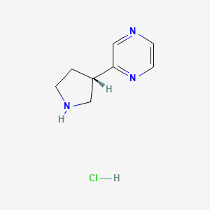 2-Pyrrolidin-3-YL-pyrazine hcl - 
