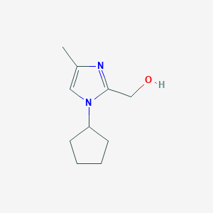 (1-cyclopentyl-4-methyl-1H-imidazol-2-yl)methanol - 
