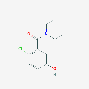 2-Chloro-N,N-diethyl-5-hydroxybenzamide - 