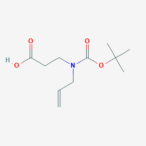 3-{[(Tert-butoxy)carbonyl](prop-2-en-1-yl)amino}propanoic acid - 