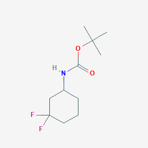 tert-Butyl N-(3,3-difluorocyclohexyl)carbamate - 