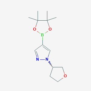 (S)-1-(Tetrahydrofuran-3-yl)-4-(4,4,5,5-tetramethyl-1,3,2-dioxaborolan-2-yl)-1H-pyrazole - 