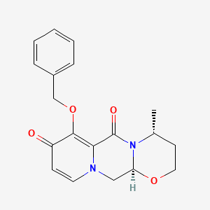 (4R,12aS)-7-(benzyloxy)-4-methyl-3,4-dihydro-2H-[1,3]oxazino[3,2-d]pyrido[1,2-a]pyrazine-6,8(12H,12aH)-dione - 