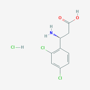 (R)-3-Amino-3-(2,4-dichlorophenyl)propanoic acid hydrochloride - 