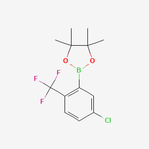 5-Chloro-2-(trifluoromethyl)phenylboronic acid pinacol ester - 