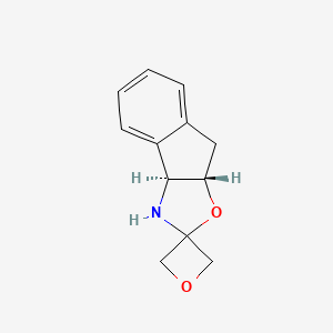 (3aS,8aS)-3,3a,8,8a-tetrahydrospiro[indeno[1,2-d]oxazole-2,3'-oxetane] - 