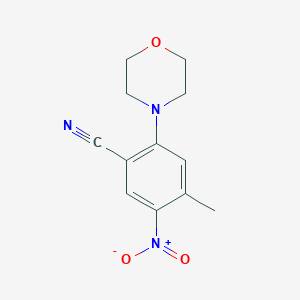4-Methyl-2-morpholino-5-nitrobenzonitrile - 1956356-32-3