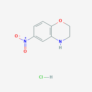 6-Nitro-3,4-dihydro-2H-benzo[b][1,4]oxazine hydrochloride - 