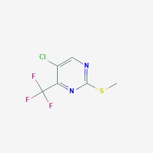 5-Chloro-2-(methylthio)-4-(trifluoromethyl)pyrimidine - 