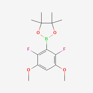 2-(2,6-Difluoro-3,5-dimethoxyphenyl)-4,4,5,5-tetramethyl-1,3,2-dioxaborolane - 
