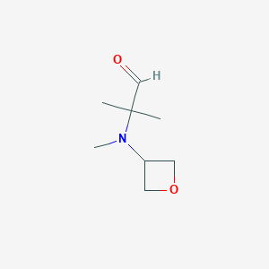 2-Methyl-2-[methyl(oxetan-3-yl)amino]propanal - 