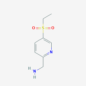 (5-(Ethylsulfonyl)pyridin-2-yl)methanamine - 