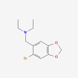 [(6-Bromo-1,3-dioxaindan-5-yl)methyl]diethylamine - 